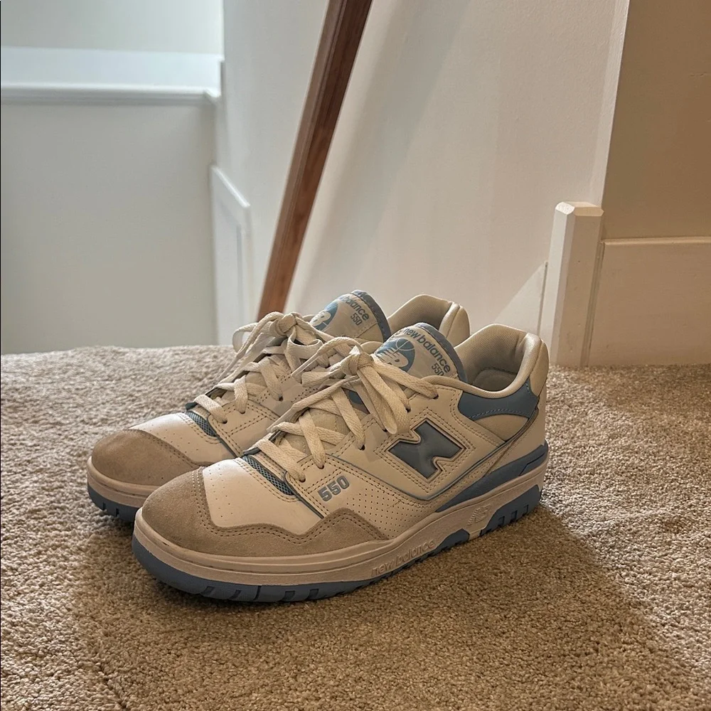 New Balance Men's Sneakers - “White Blue Haze” - Picture 3 of 6